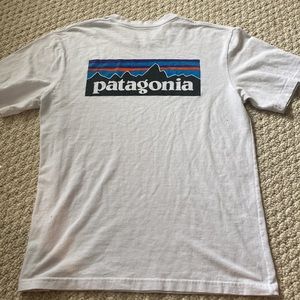 white size S patagonia t-shirt